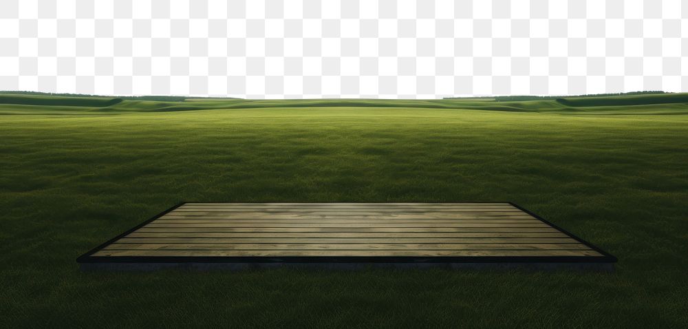 PNG Empty green field stage grassland landscape outdoors.