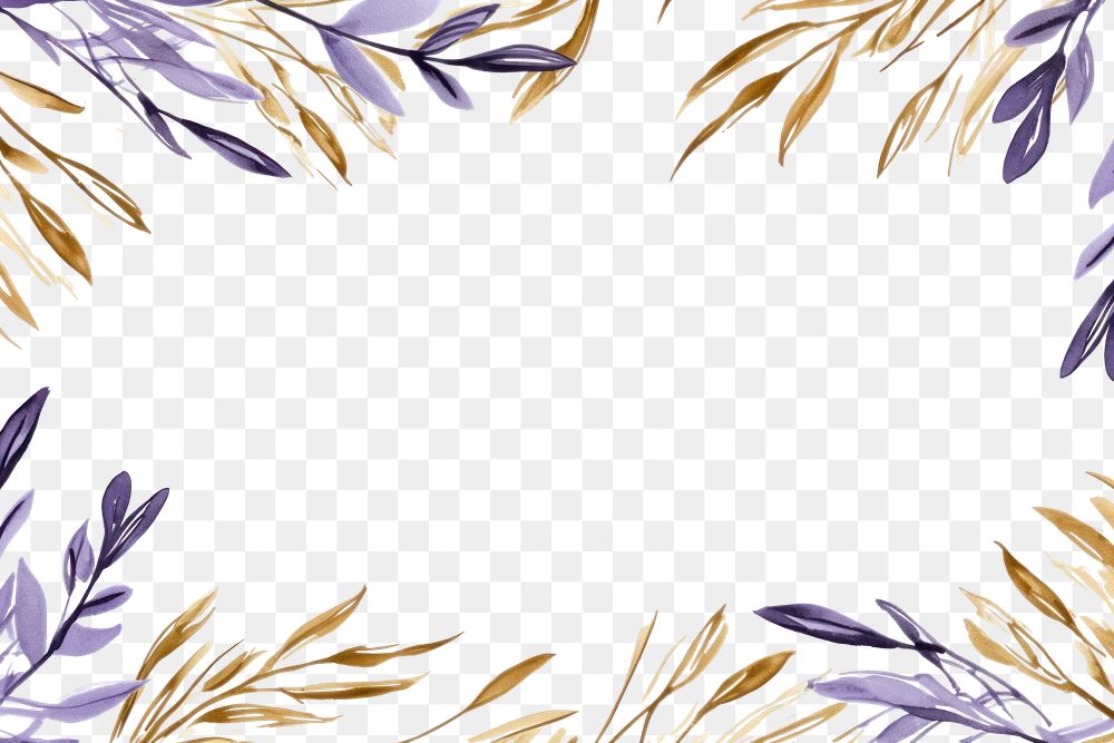 PNG  Lavender frame backgrounds pattern plant.