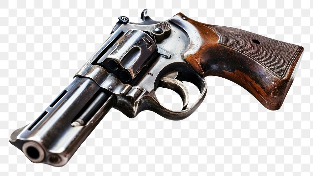 PNG Vintage gun handgun weapon white background