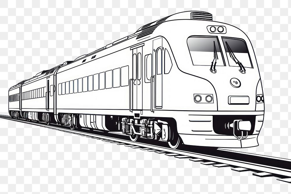 PNG Train locomotive vehicle railway.
