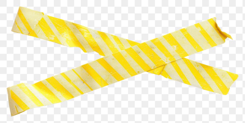 PNG Accessory striped pattern yellow.