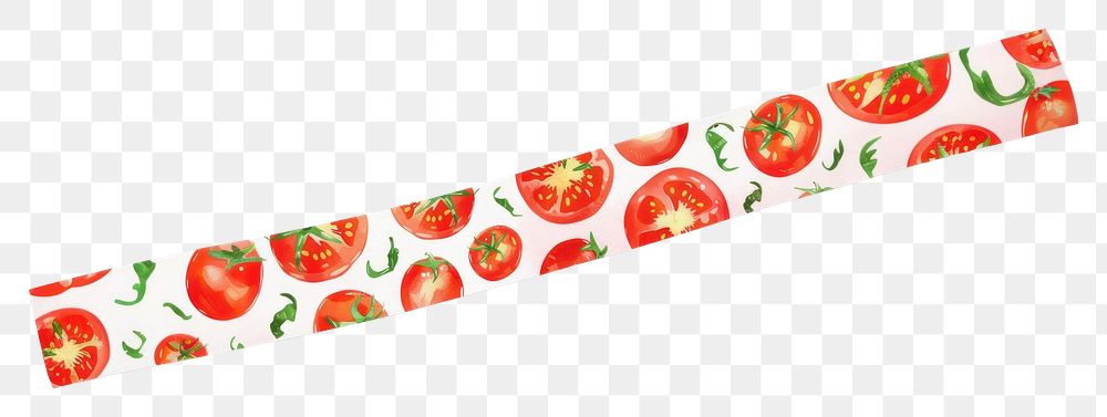PNG Food freshness pattern tomato.