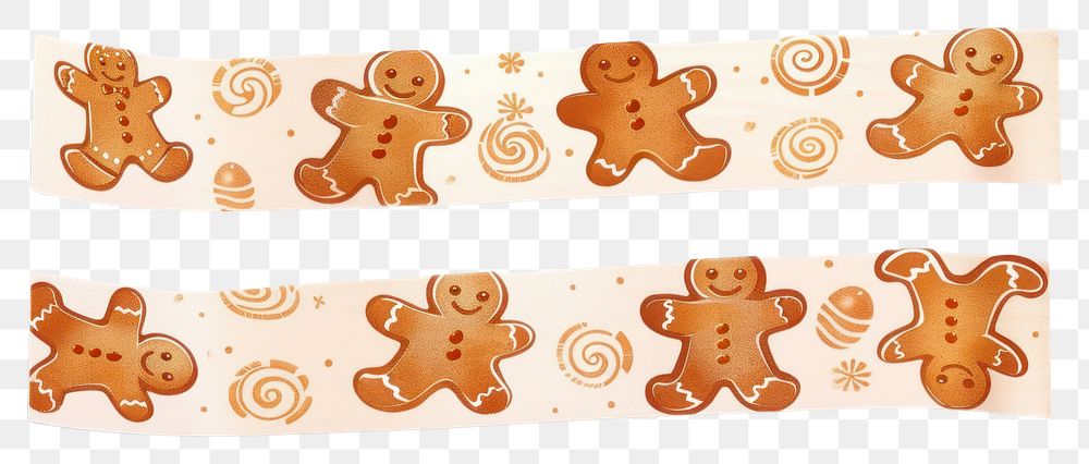 PNG Gingerbread cookie food representation.