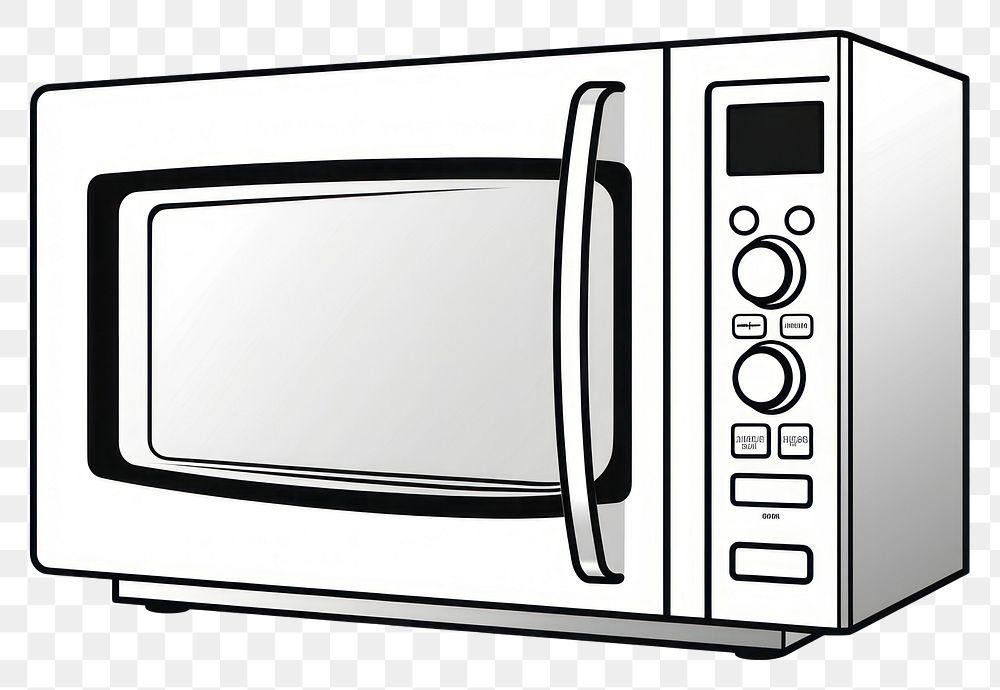 PNG Microwave appliance oven white background.