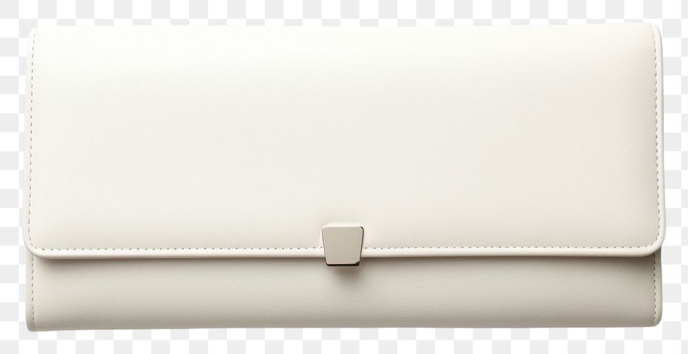 PNG White leather continental wallett white background accessories simplicity.