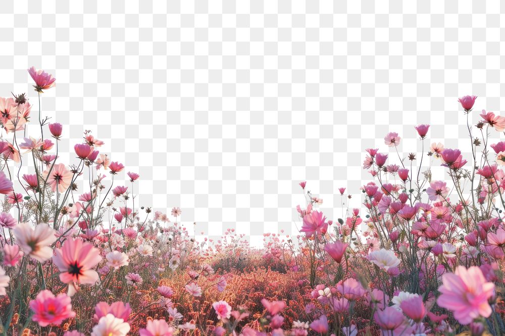 PNG Flower field backgrounds outdoors
