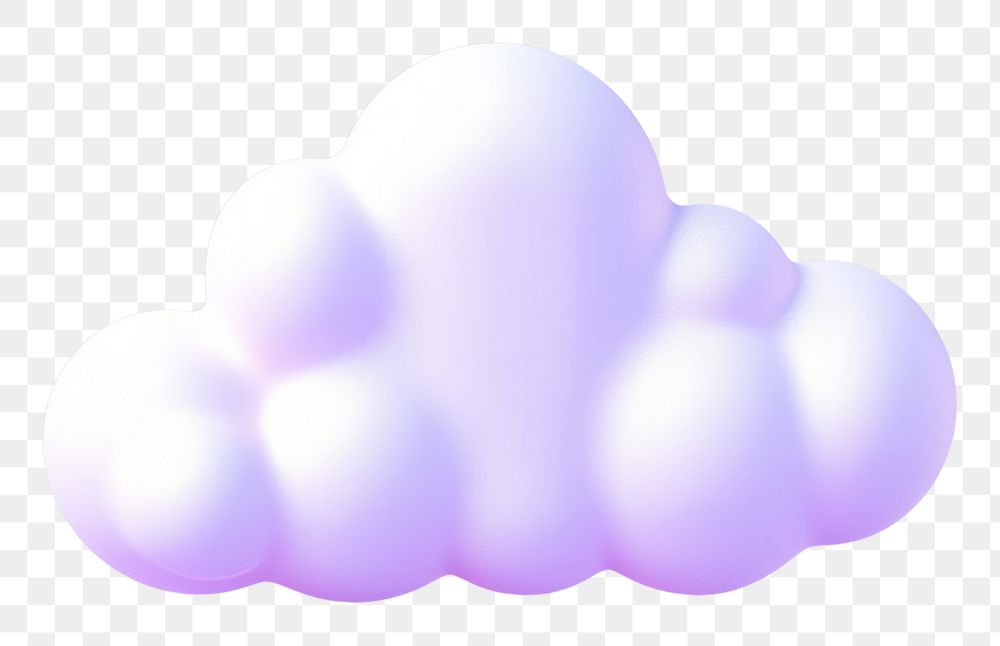 PNG Softness purple white cloud.