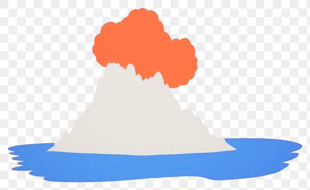 PNG Island exploding outdoors mountain.