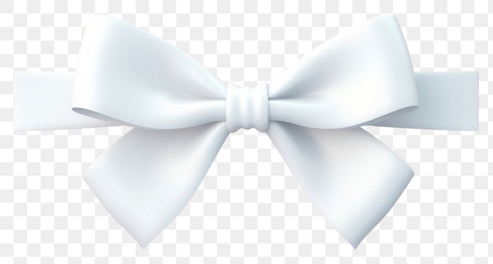 PNG White ribbon celebration accessories decoration.
