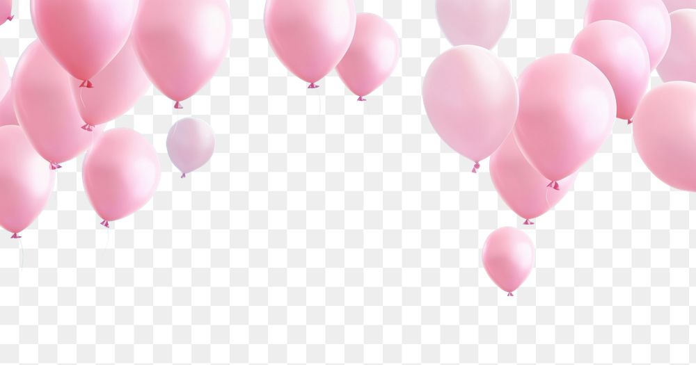 PNG  Balloons border background backgrounds pink tranquility.