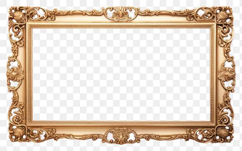 PNG Rectangle frame vintage white background architecture decoration.