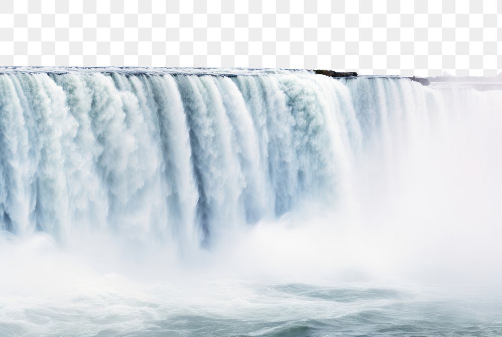 PNG Niagara waterfall border outdoors nature landscape.