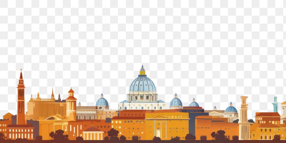 PNG Rome building landmark architecture.