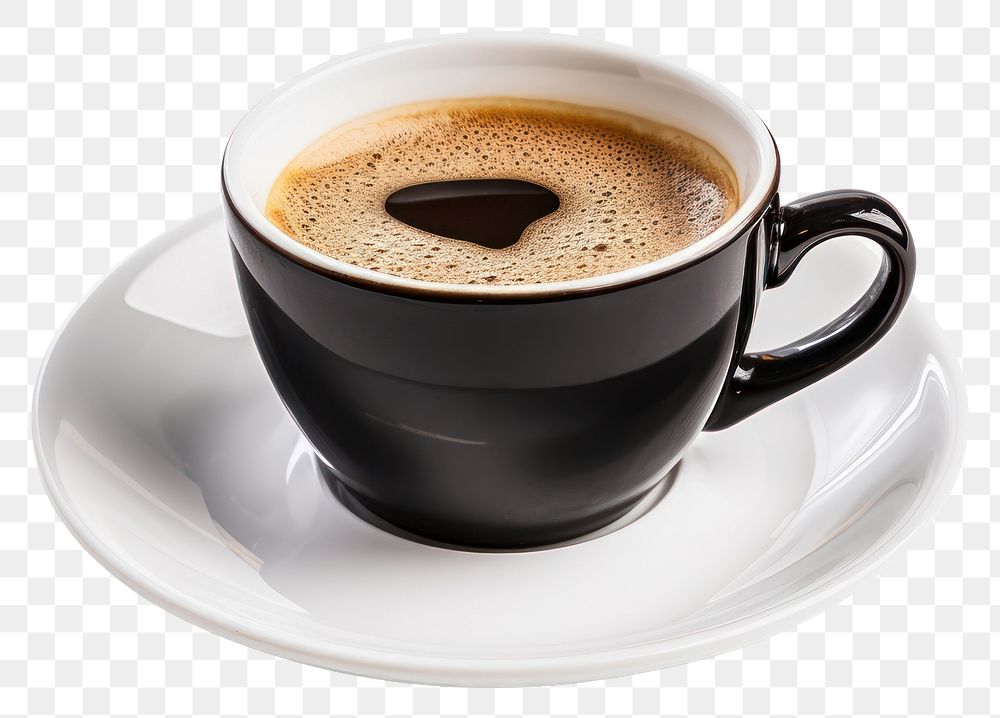 PNG Americano coffee cup saucer drink mug.