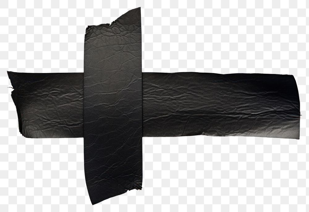 PNG Black adhesive strip paper white background accessories.