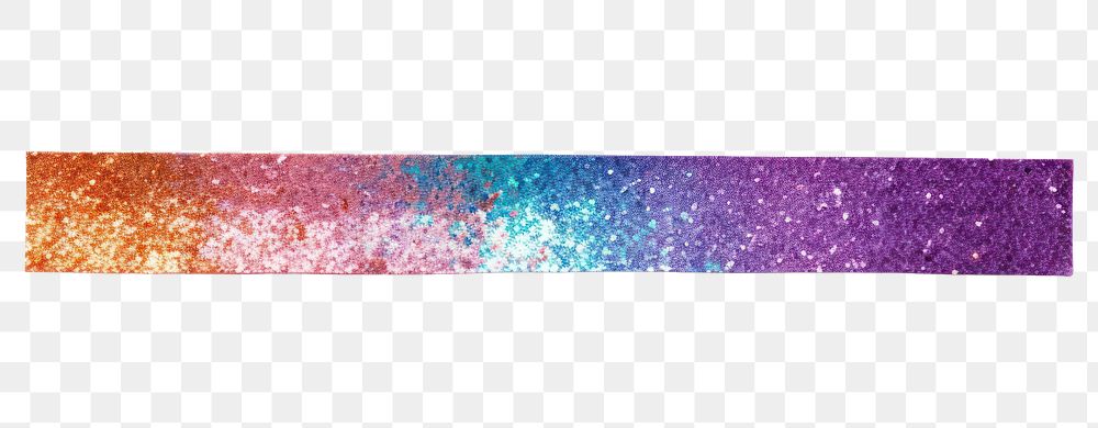 PNG Glitter adhesive strip white background rectangle amethyst.