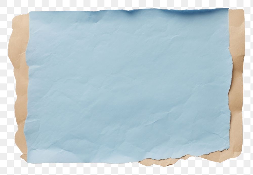 PNG Ripped blue pastel paper backgrounds white background rectangle.