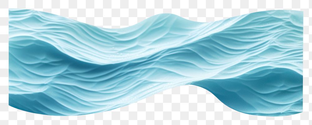 PNG Wave adhesive strip backgrounds turquoise nature.