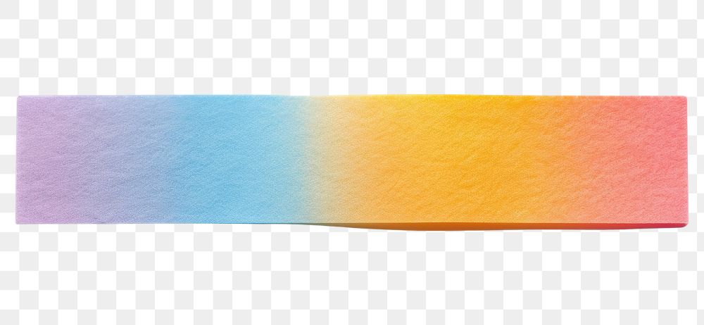 PNG Vibrant colors adhesive strip white background creativity rectangle.