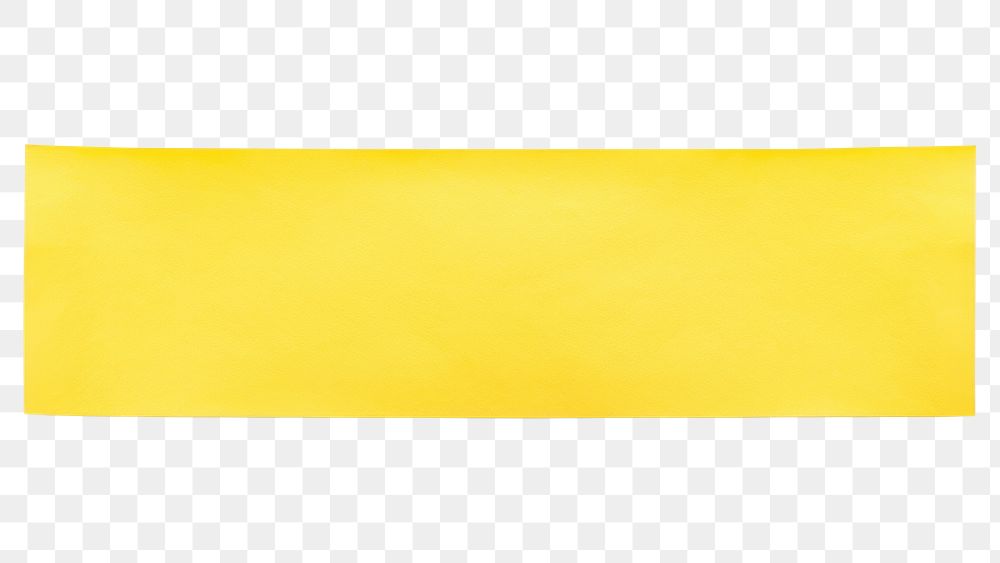 PNG Paper rectangle absence yellow.
