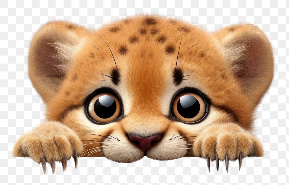 PNG Wildlife cheetah animal mammal.