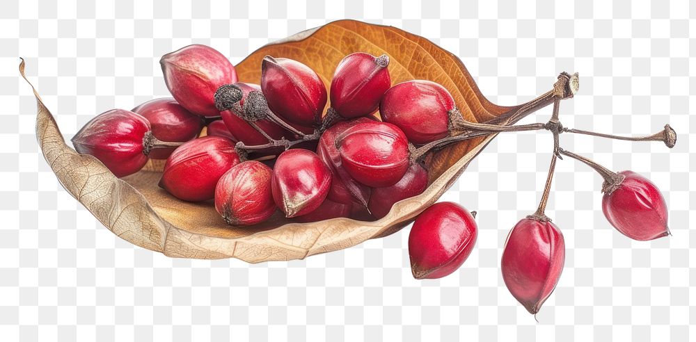 PNG Cranberry beans cherry plant fruit.