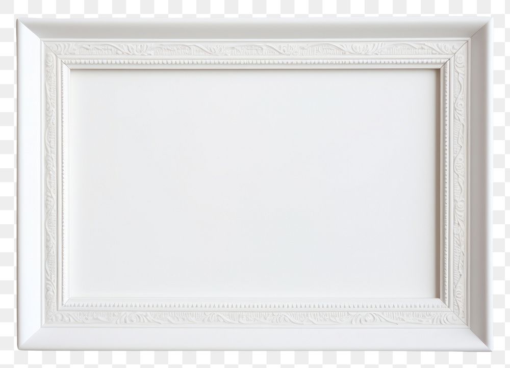 PNG Clear plastic frame vintage rectangle white white background.