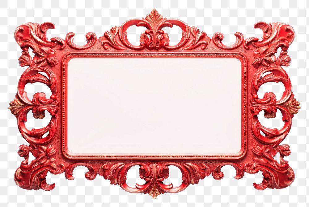 PNG Vintage ornament frame rectangle white background architecture.