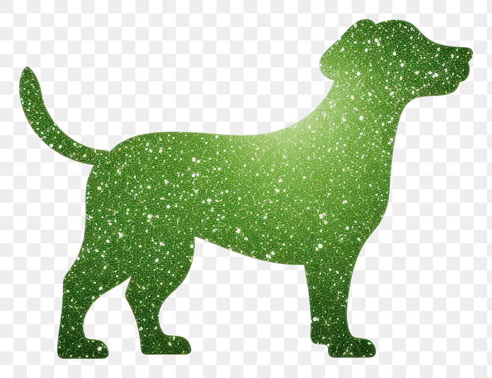 PNG Green dog icon animal mammal pet.