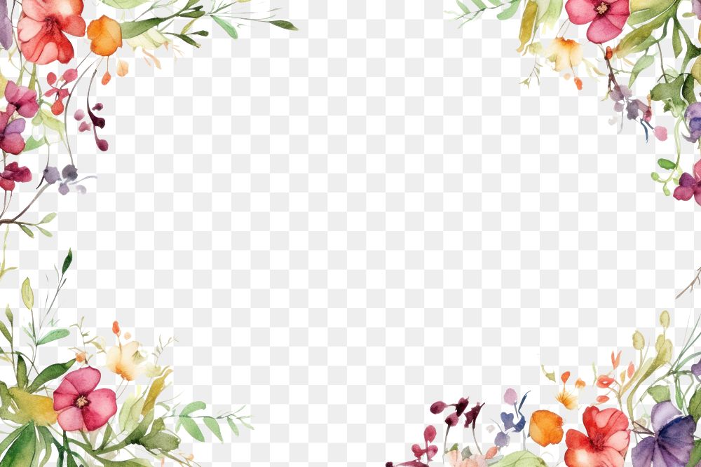 PNG Funeral border watercolor backgrounds pattern wreath.