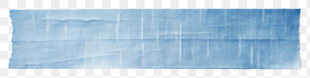 PNG  Blue pattern adhesive strip paper linen white background.