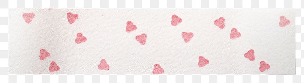 PNG  Paper adhesive strip pattern heart petal.