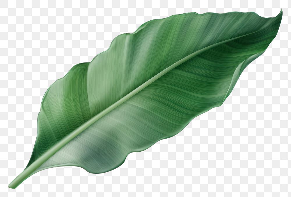 PNG Banana leaf plant lightweight freshness.