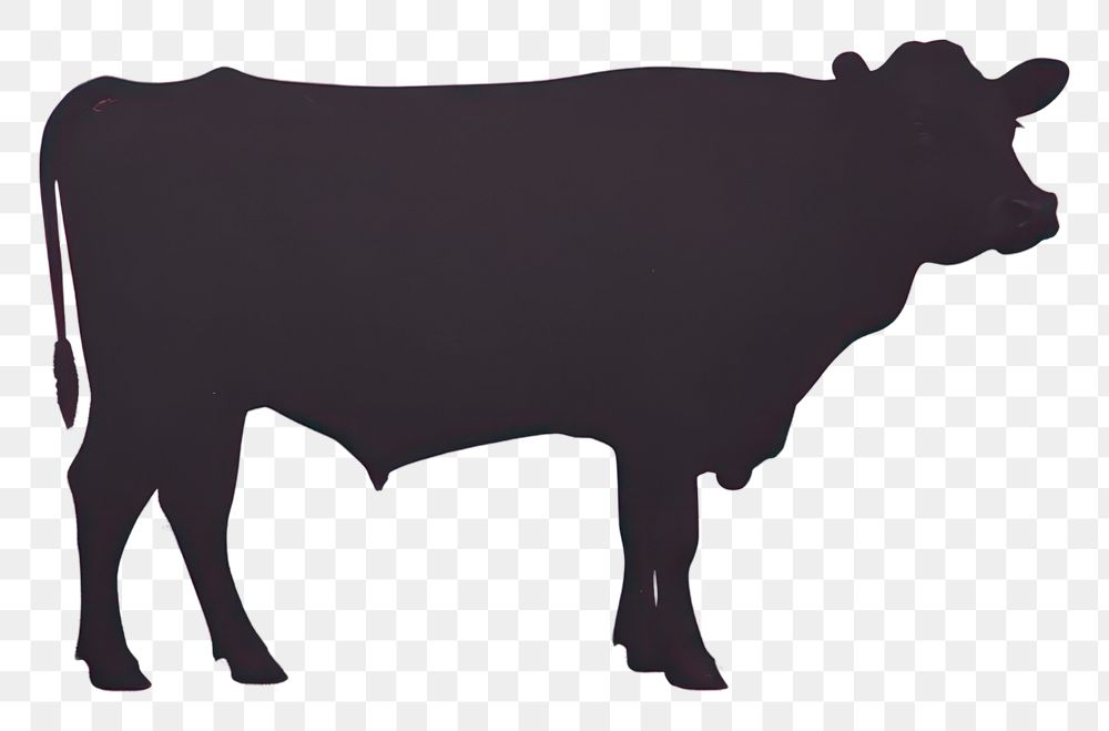 PNG Cow livestock cattle mammal.