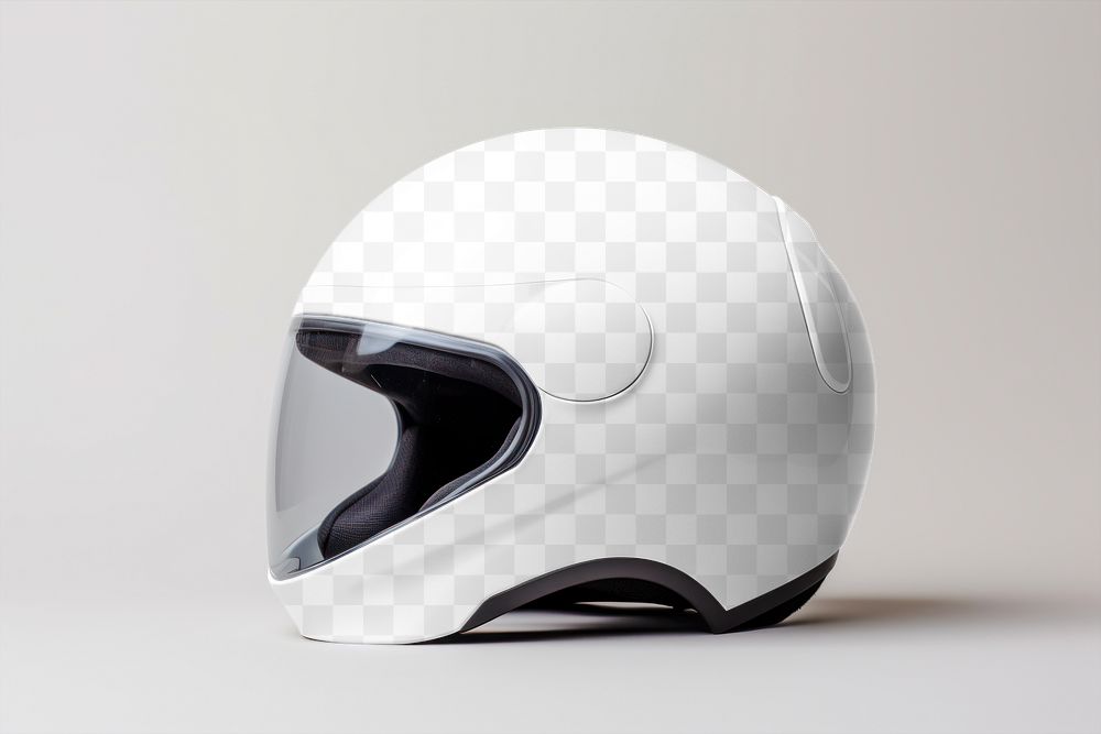 Helmet png mockup, transparent design