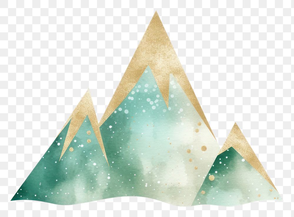 PNG Glitter mountain icon white background triangle clothing.