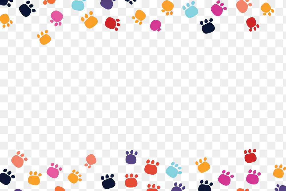 PNG Paw print backgrounds creativity variation.