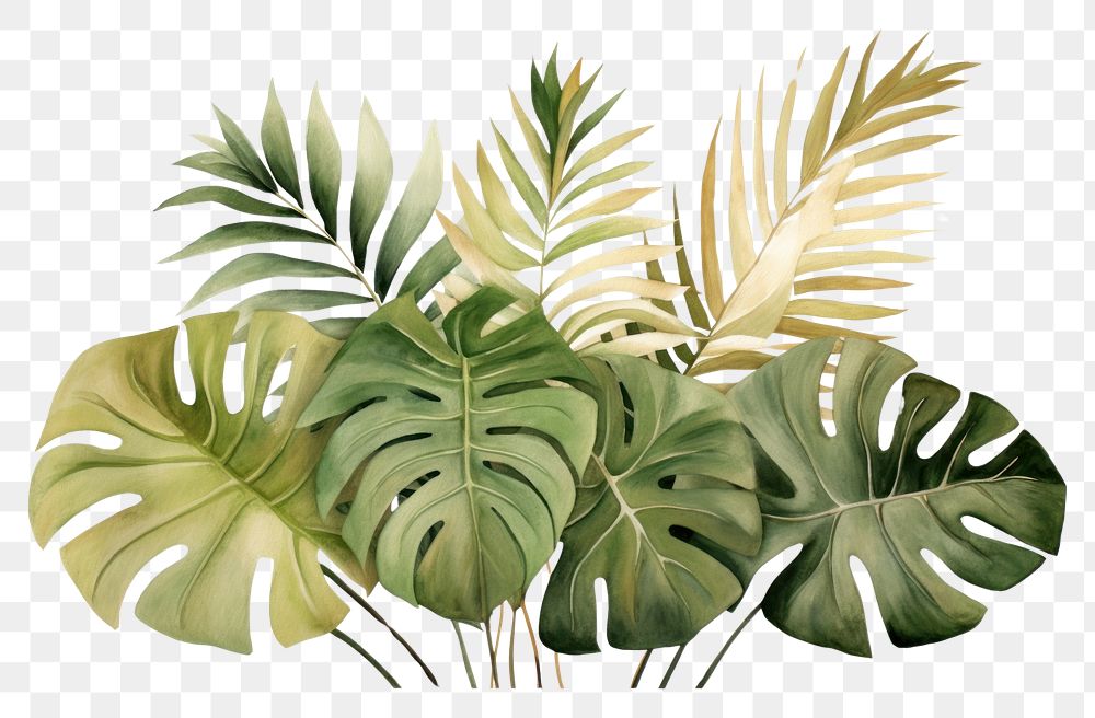 PNG Plant leaf freshness tropics.