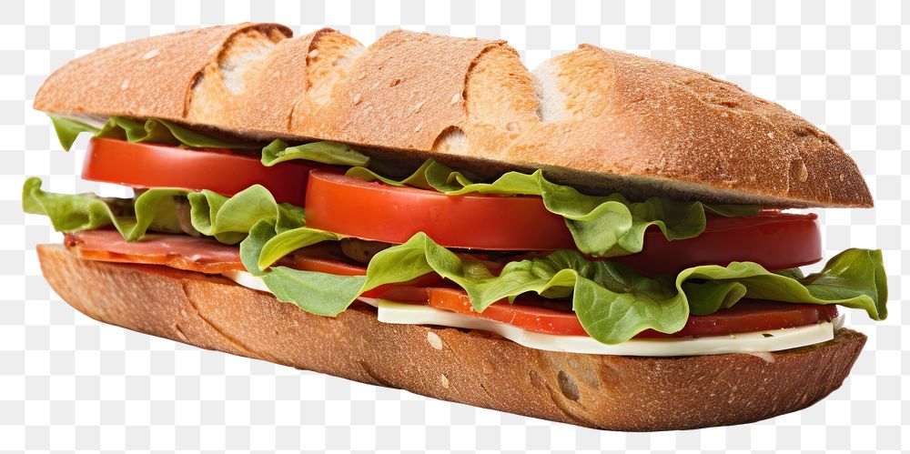 PNG Sandwich bread food meal.
