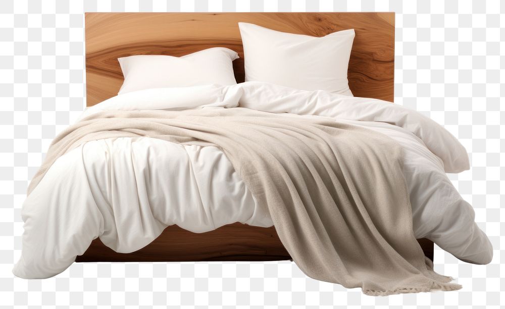 PNG Bed furniture blanket cushion.