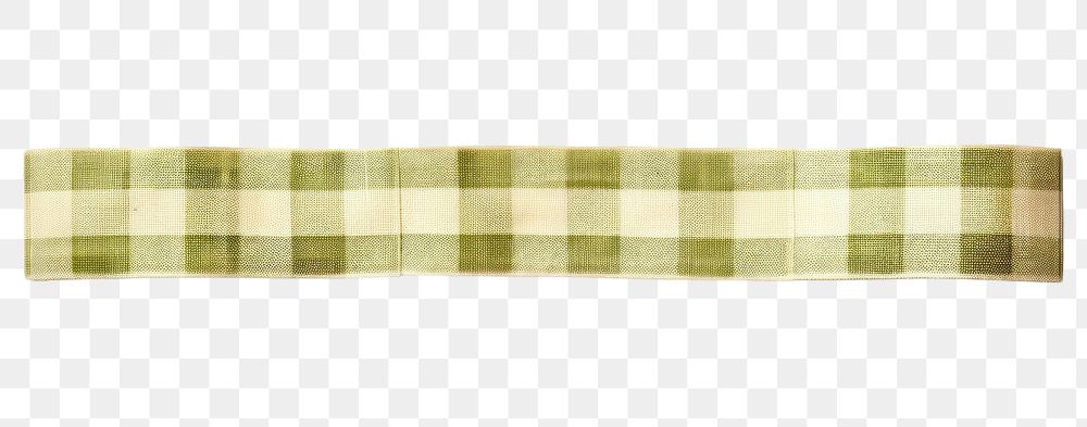 PNG Gingham pattern adhesive strip green white background accessories.