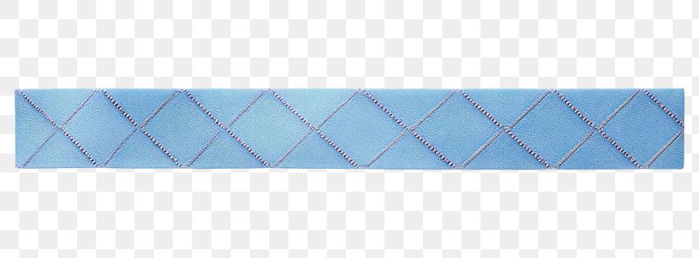 PNG Argyle pattern adhesive strip blue white background accessories.