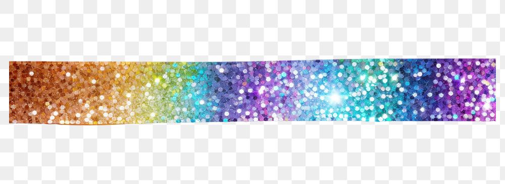 PNG  Line pattern adhesive strip glitter white background defocused.