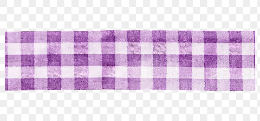 PNG Gingham pattern adhesive strip purple backgrounds white background.