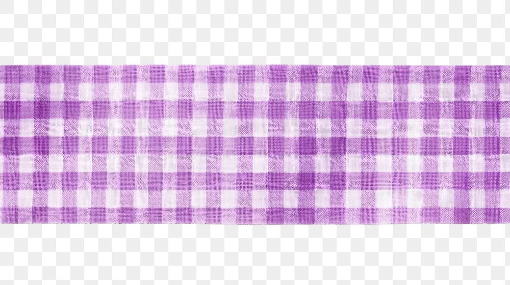 PNG Gingham pattern adhesive strip purple backgrounds white background.