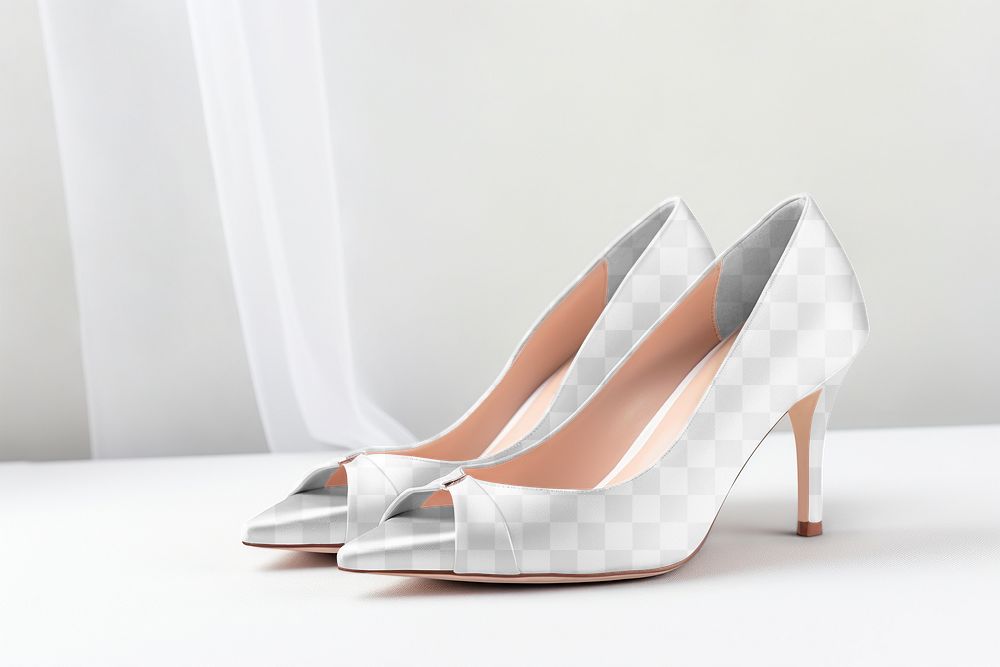 High heels png mockup, transparent design