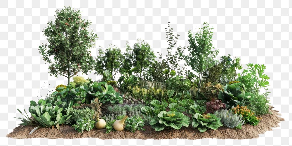 PNG Vegetable garden outdoors nature.