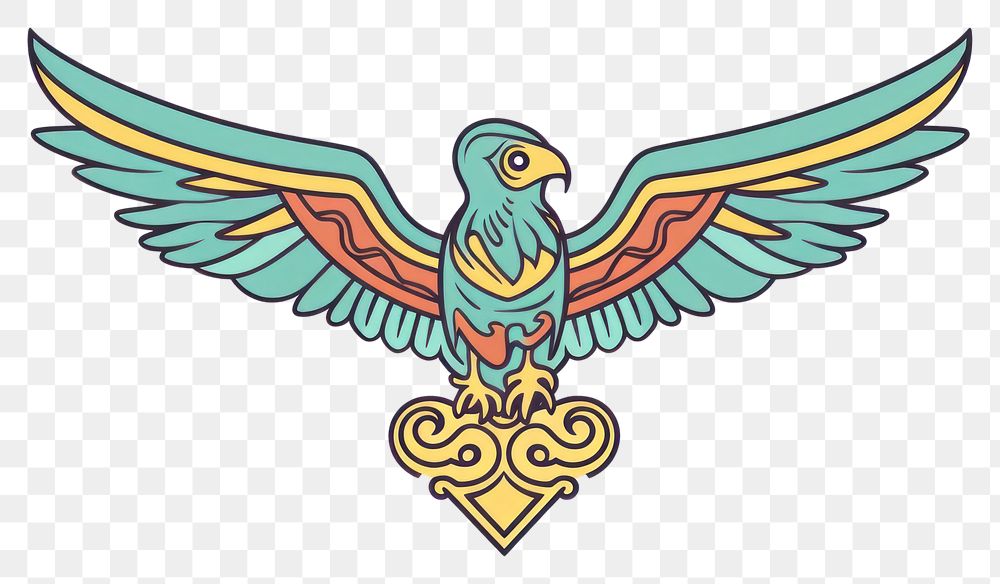 PNG Ornament divider parrot symbol flying bird.