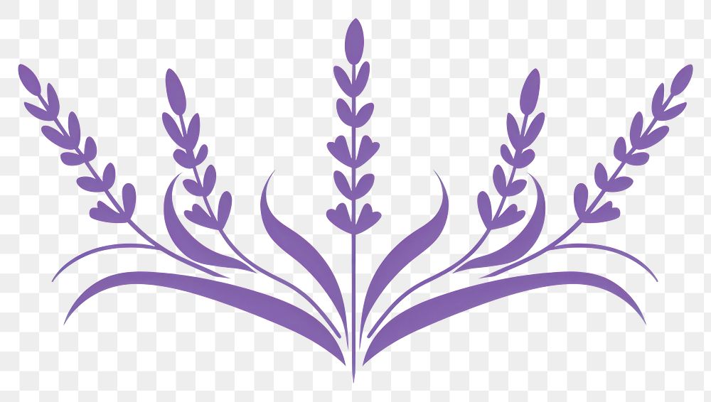 PNG  Lavender divider ornament flower plant agriculture.