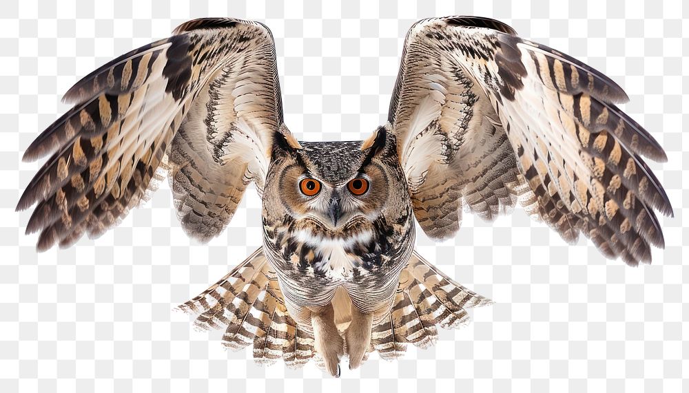 PNG Eagle owl animal flying bird